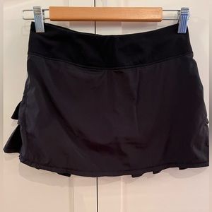 Girls black Ivanna by lululemon skort!
